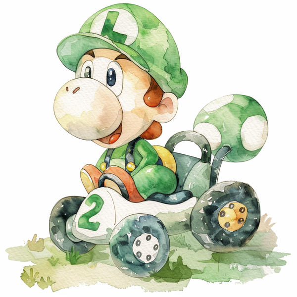 Grüner Racer