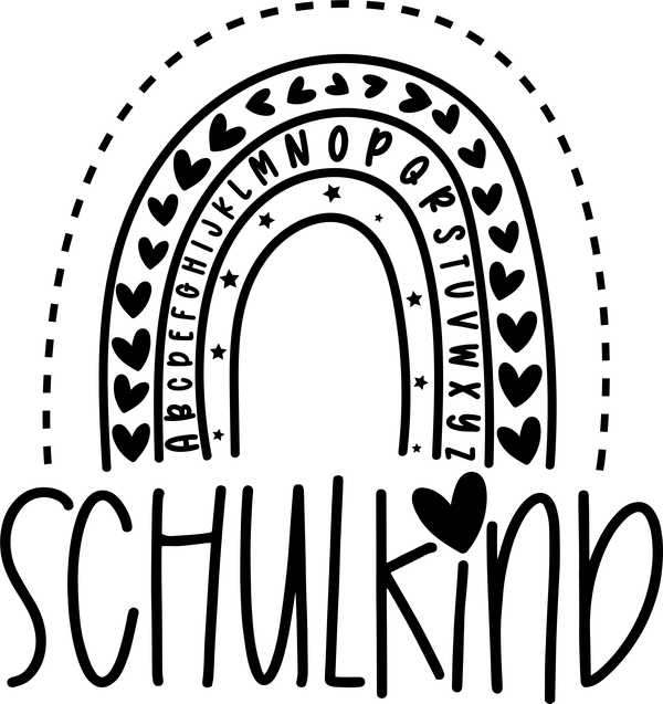 Regenbogen Schulkind