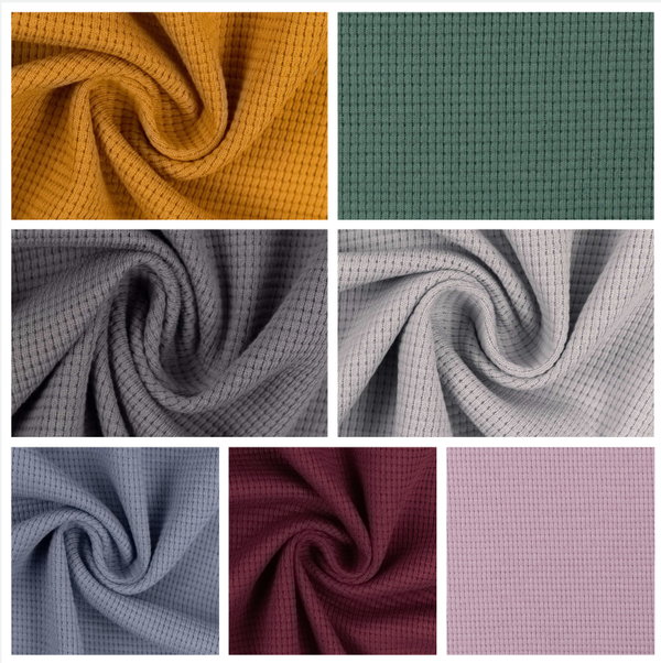 Waffeljersey verschiedene Farben