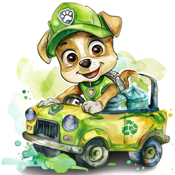grüner Raserdog