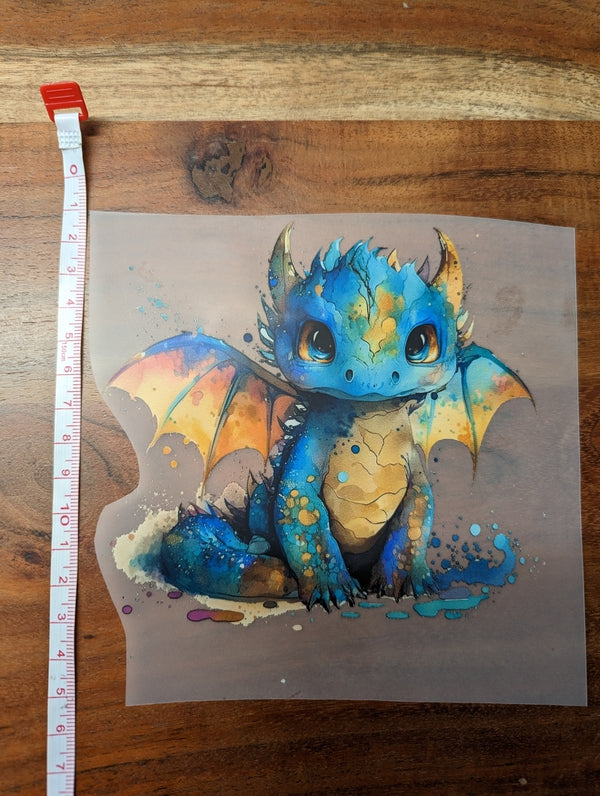 Drache Königsblau