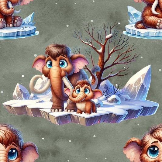 Mammuts Eisscholle