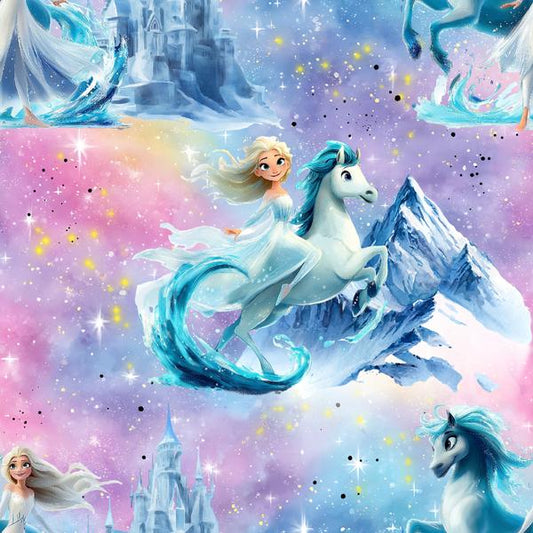 Pferderitt zur Eiswelt