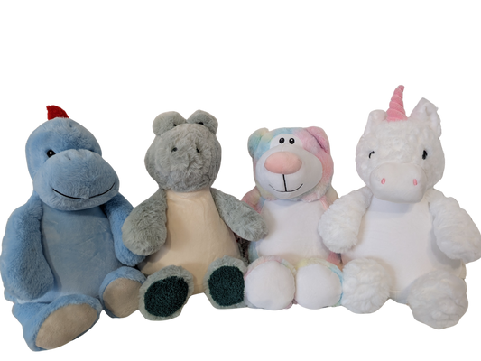 Kuscheltier Einhorn bestickt