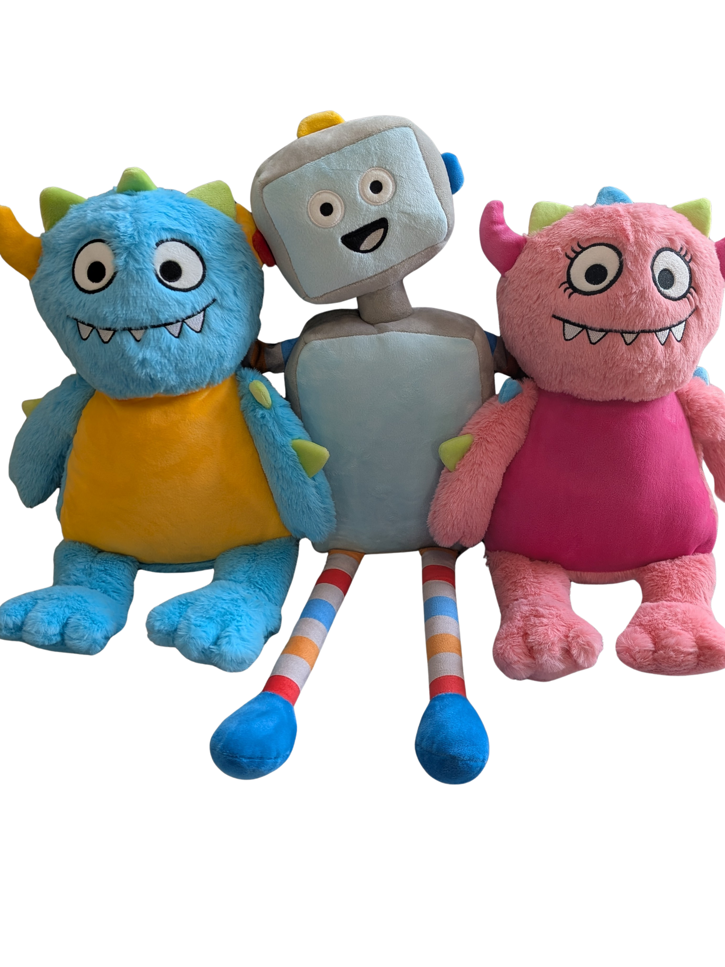 Kuscheltier Roboter bestickt