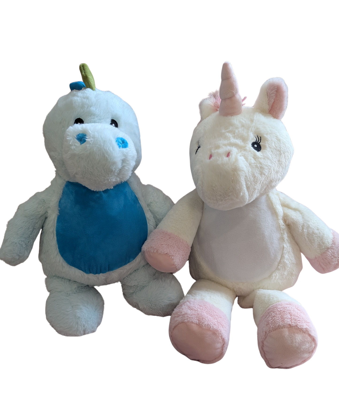 Kuscheltier Einhorn bestickt