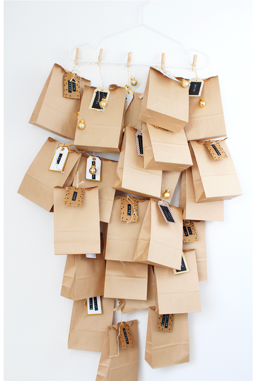 Adventskalender genähte Türchen