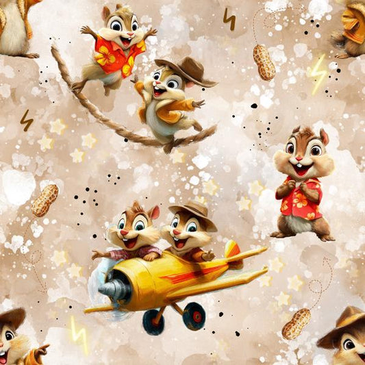 Knabbernde Eichhörnchen