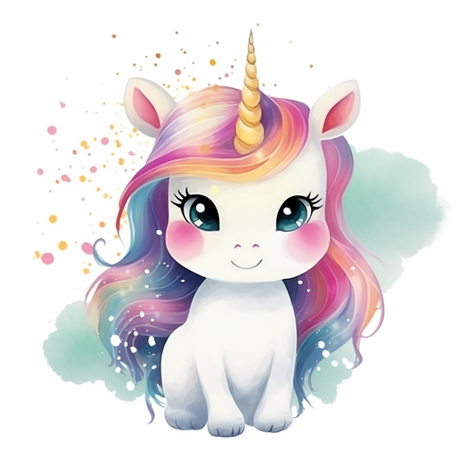 Pummeliges Einhorn